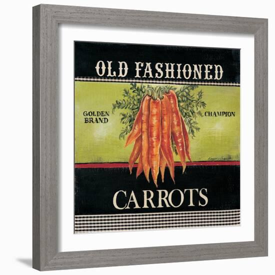 Old Fashioned Carrots-Kimberly Poloson-Framed Art Print