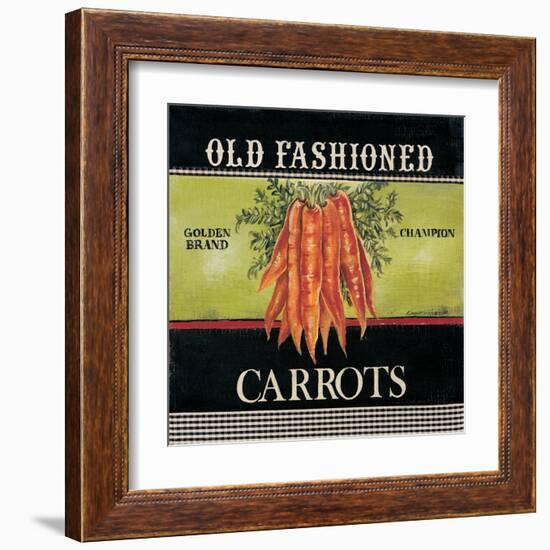 Old Fashioned Carrots-Kimberly Poloson-Framed Art Print