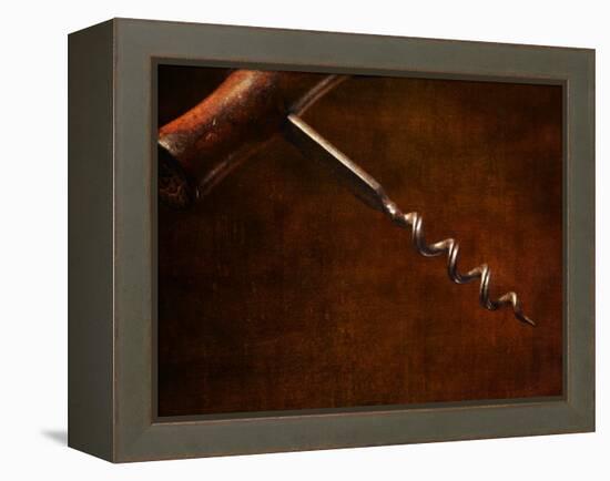 Old-Fashioned Corkscrew-Steve Lupton-Framed Premier Image Canvas