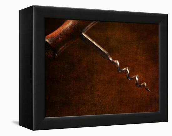 Old-Fashioned Corkscrew-Steve Lupton-Framed Premier Image Canvas