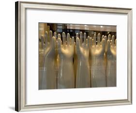 Old-Fashioned Hand Molds in a Window in New York City-Andrea Sperling-Framed Photographic Print