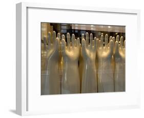 Old-Fashioned Hand Molds in a Window in New York City-Andrea Sperling-Framed Photographic Print