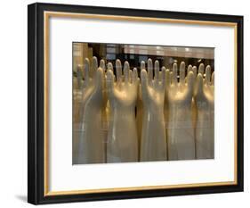 Old-Fashioned Hand Molds in a Window in New York City-Andrea Sperling-Framed Photographic Print