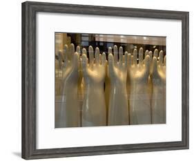 Old-Fashioned Hand Molds in a Window in New York City-Andrea Sperling-Framed Photographic Print