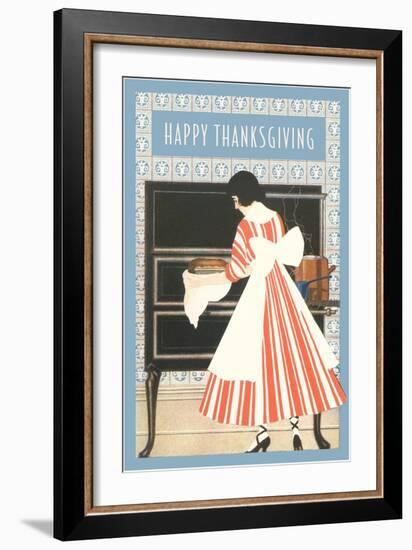 Old-Fashioned Kitchen Scene-null-Framed Art Print