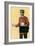 Old Fashioned Mailman-null-Framed Art Print