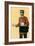 Old Fashioned Mailman-null-Framed Art Print