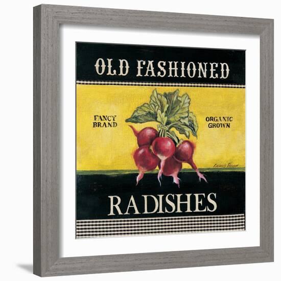 Old Fashioned Radishes-Kimberly Poloson-Framed Art Print