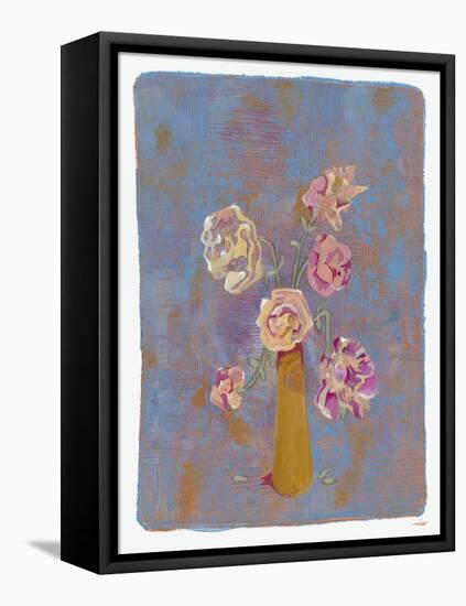 Old Fashioned Roses-Maria Pietri Lalor-Framed Premier Image Canvas