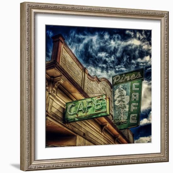 Old Fashioned Signage in America for Cafe-Florian Raymann-Framed Photographic Print