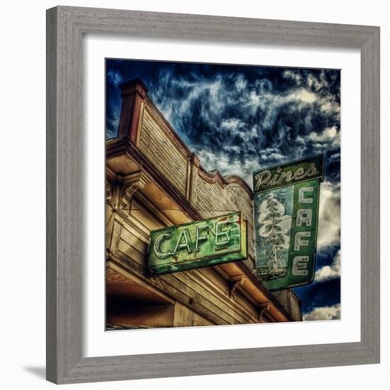 Old Fashioned Signage in America for Cafe-Florian Raymann-Framed Photographic Print