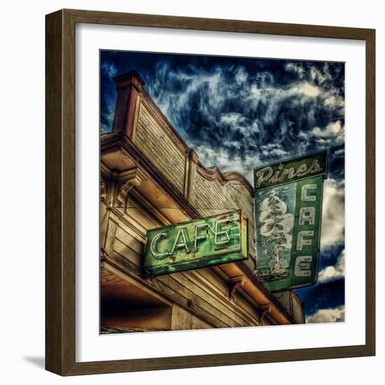 Old Fashioned Signage in America for Cafe-Florian Raymann-Framed Photographic Print