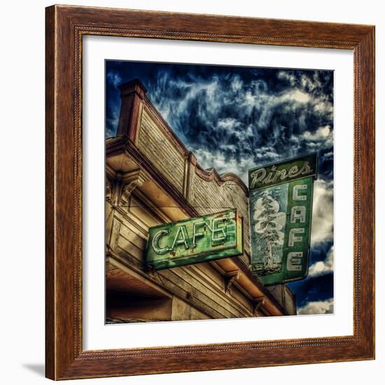 Old Fashioned Signage in America for Cafe-Florian Raymann-Framed Photographic Print