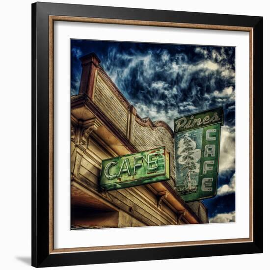 Old Fashioned Signage in America for Cafe-Florian Raymann-Framed Photographic Print