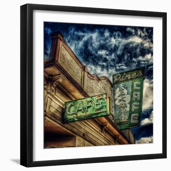 Old Fashioned Signage in America for Cafe-Florian Raymann-Framed Photographic Print