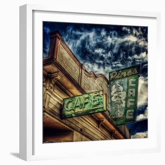 Old Fashioned Signage in America for Cafe-Florian Raymann-Framed Photographic Print