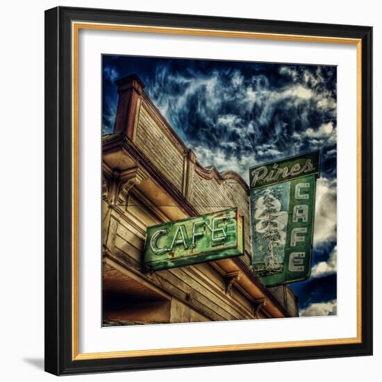 Old Fashioned Signage in America for Cafe-Florian Raymann-Framed Photographic Print