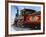 Old Fashioned Steam Train at Golden Spike National Historic Site, Great Basin, Utah-Scott T^ Smith-Framed Photographic Print