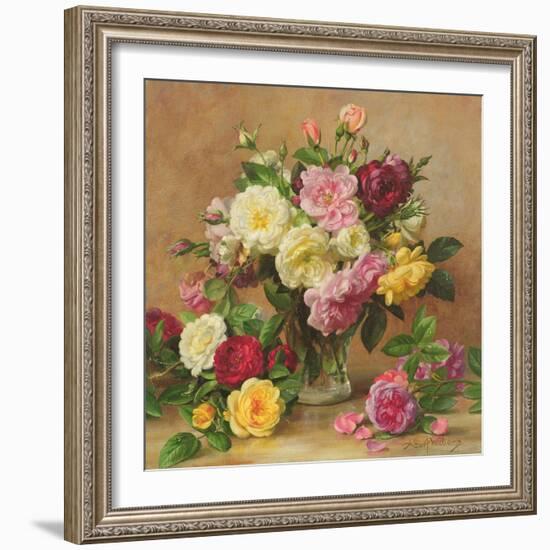 Old Fashioned Victorian Roses, 1995-Albert Williams-Framed Giclee Print