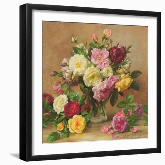 Old Fashioned Victorian Roses, 1995-Albert Williams-Framed Giclee Print
