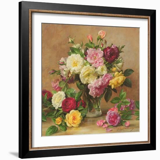 Old Fashioned Victorian Roses, 1995-Albert Williams-Framed Giclee Print