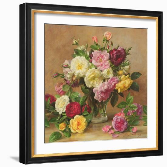 Old Fashioned Victorian Roses, 1995-Albert Williams-Framed Giclee Print