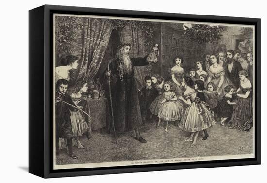 Old Father Christmas; Or, the Cave of Mystery-Charles Green-Framed Premier Image Canvas