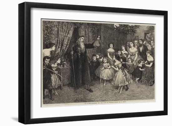 Old Father Christmas; Or, the Cave of Mystery-Charles Green-Framed Giclee Print