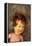 Old Female Doll-Den Reader-Framed Premier Image Canvas