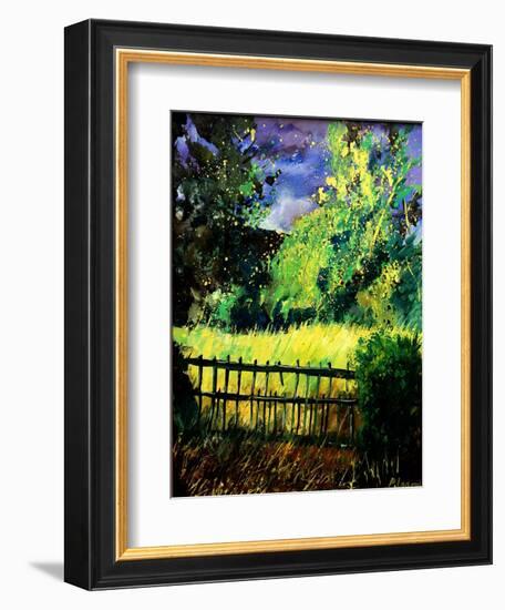 Old fence-Pol Ledent-Framed Art Print