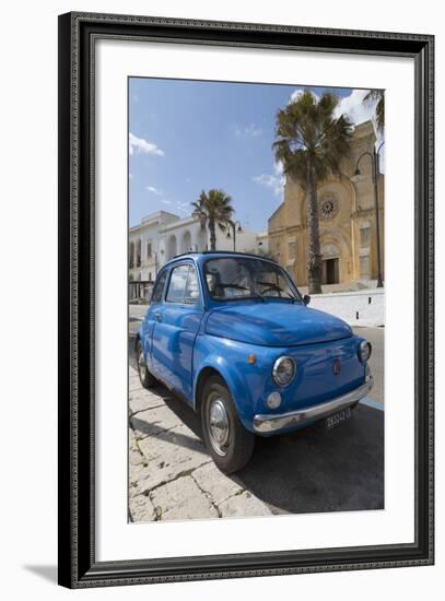 Old Fiat in Santa Cesarea Terme, Puglia, Italy, Europe-Martin-Framed Photographic Print