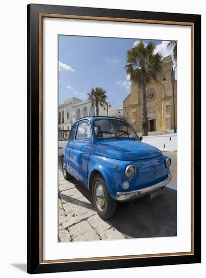 Old Fiat in Santa Cesarea Terme, Puglia, Italy, Europe-Martin-Framed Photographic Print