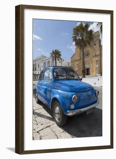 Old Fiat in Santa Cesarea Terme, Puglia, Italy, Europe-Martin-Framed Photographic Print