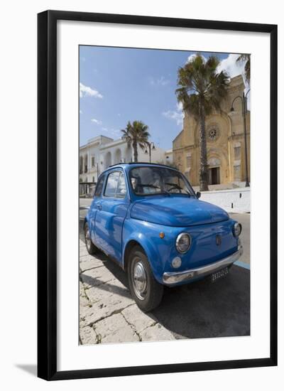 Old Fiat in Santa Cesarea Terme, Puglia, Italy, Europe-Martin-Framed Photographic Print