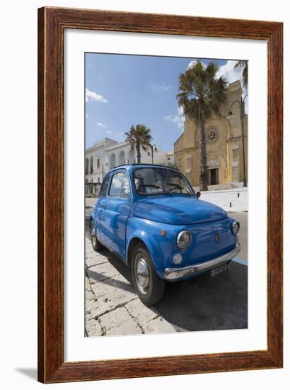 Old Fiat in Santa Cesarea Terme, Puglia, Italy, Europe-Martin-Framed Photographic Print