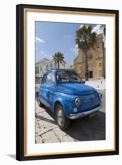 Old Fiat in Santa Cesarea Terme, Puglia, Italy, Europe-Martin-Framed Photographic Print