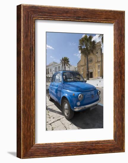 Old Fiat in Santa Cesarea Terme, Puglia, Italy, Europe-Martin-Framed Photographic Print