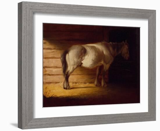 Old Field Horse, by 1856-George Caleb Bingham-Framed Giclee Print