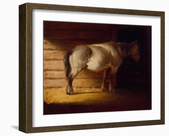 Old Field Horse, by 1856-George Caleb Bingham-Framed Giclee Print