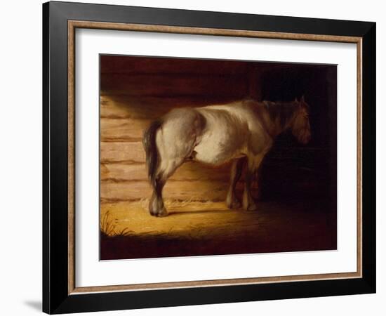 Old Field Horse, by 1856-George Caleb Bingham-Framed Giclee Print