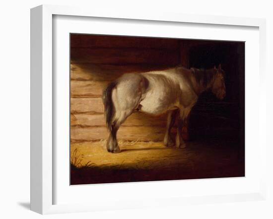 Old Field Horse, by 1856-George Caleb Bingham-Framed Giclee Print