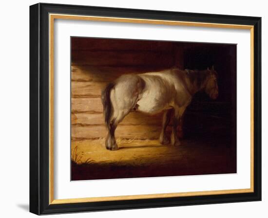 Old Field Horse, by 1856-George Caleb Bingham-Framed Giclee Print