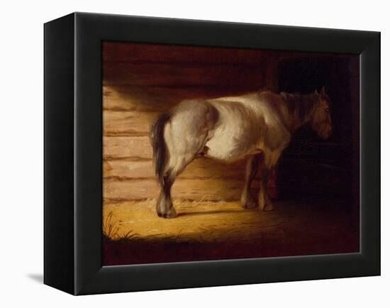 Old Field Horse, by 1856-George Caleb Bingham-Framed Premier Image Canvas