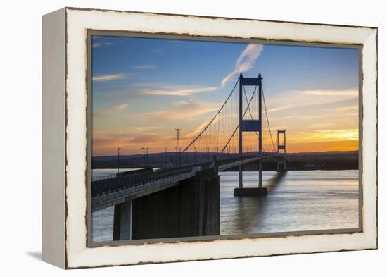 Old (First) Severn Bridge, Avon, England, United Kingdom-Billy Stock-Framed Premier Image Canvas