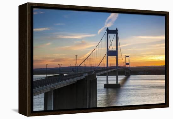 Old (First) Severn Bridge, Avon, England, United Kingdom-Billy Stock-Framed Premier Image Canvas