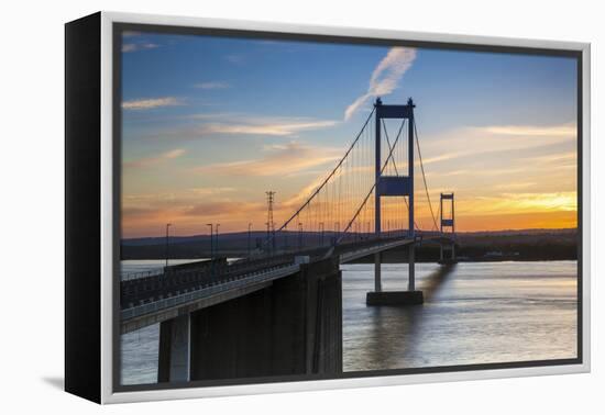 Old (First) Severn Bridge, Avon, England, United Kingdom-Billy Stock-Framed Premier Image Canvas