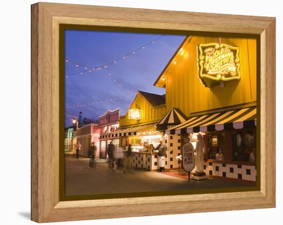 Old Fisherman's Grotto Restaurant on Fisherman's Wharf, Monterey, California, United States of Amer-Richard Cummins-Framed Premier Image Canvas