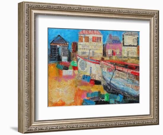 Old Fishing Boats, 2013-Sylvia Paul-Framed Giclee Print