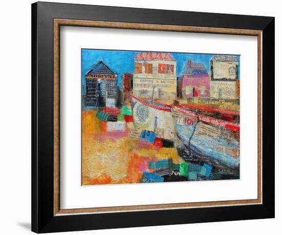 Old Fishing Boats, 2013-Sylvia Paul-Framed Giclee Print