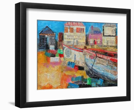 Old Fishing Boats, 2013-Sylvia Paul-Framed Giclee Print